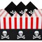 3 Pack Pirate Table Cover for Kids Birthday Party Decorations, Plastic Tablecloth for Halloween Supplies (54 x 108 In)